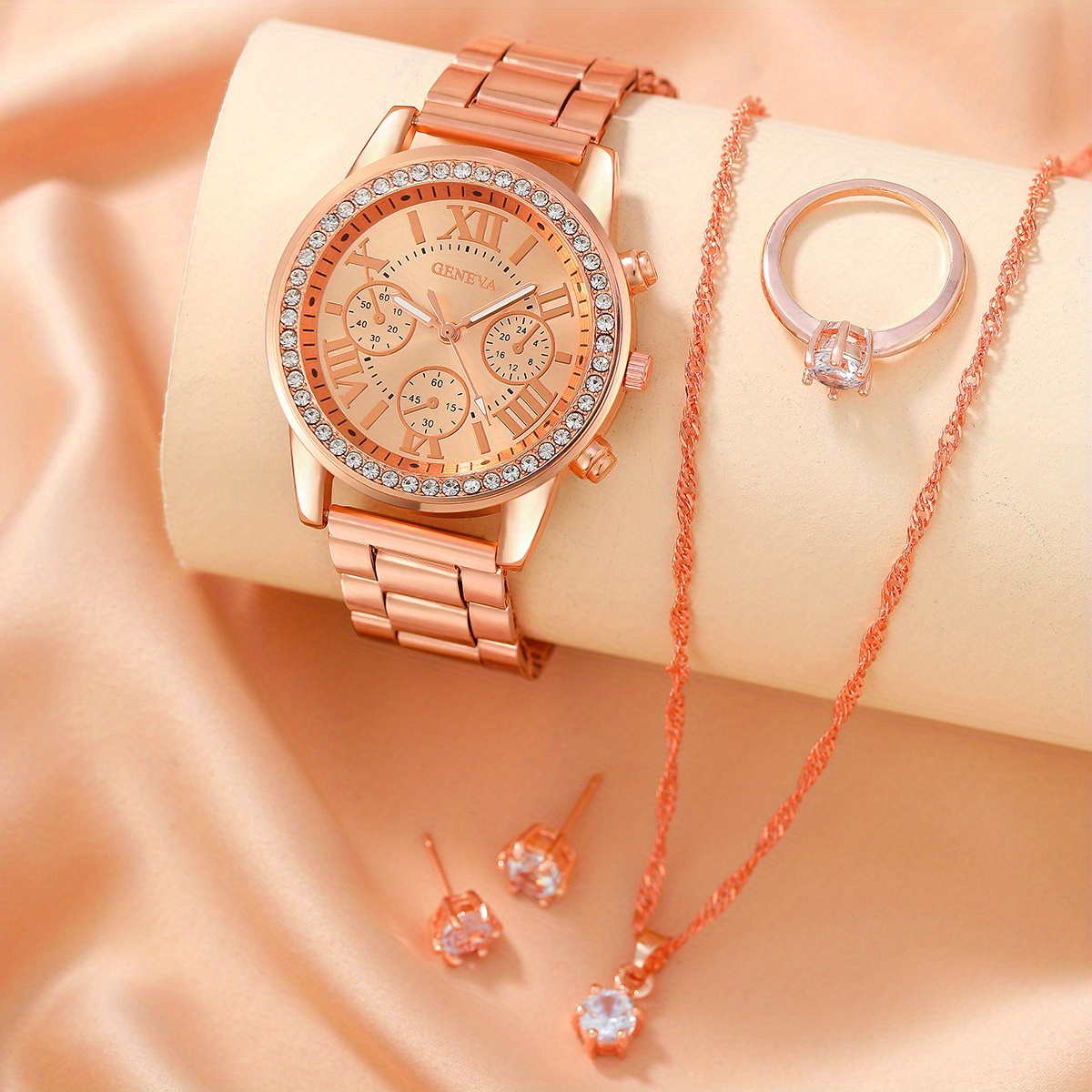 Damski zegarek luksusowy z cyr – Luxury Watch Gift For Her recenzja i cena