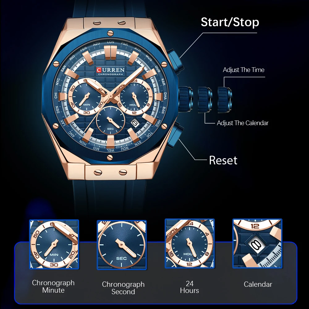 Luksusowa marka CURREN wysokie – Luxury Watch Maker recenzja i cena