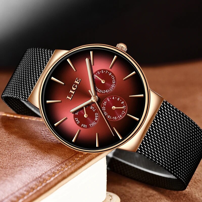 Nowy LIGE Moda Męskie Zegarki  – Luxury Watch Top 10 recenzja i cena